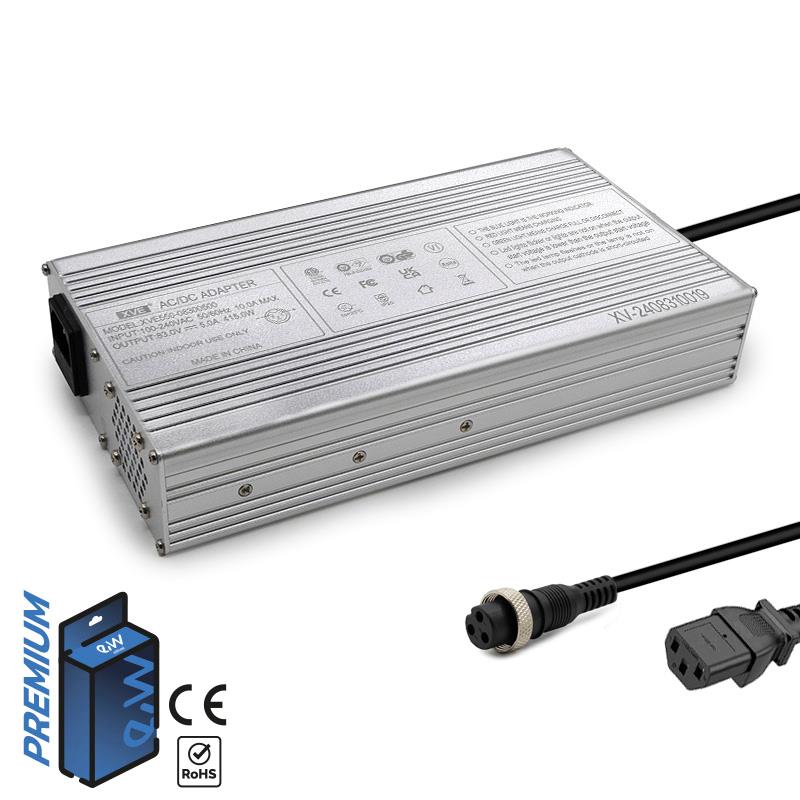 Chargeur 72V (sortie 83v) 5A connecteur GX16 [Ewheel]