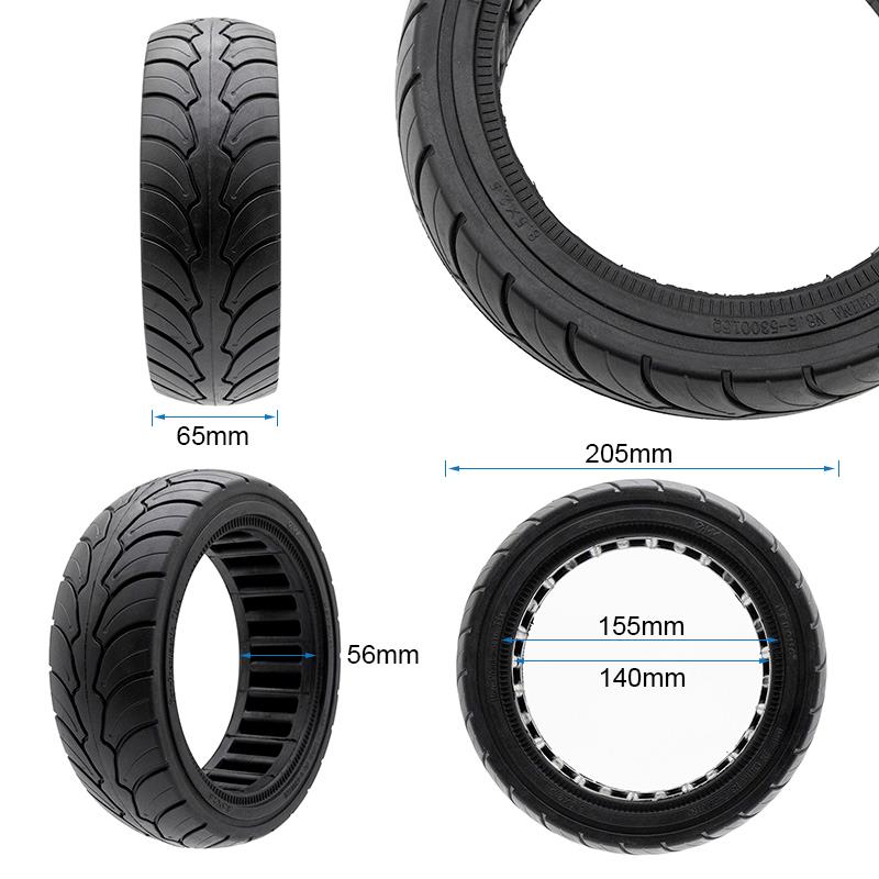 Pneu plein ultraléger 8,5x2,5-6,1/B58 Ewheel