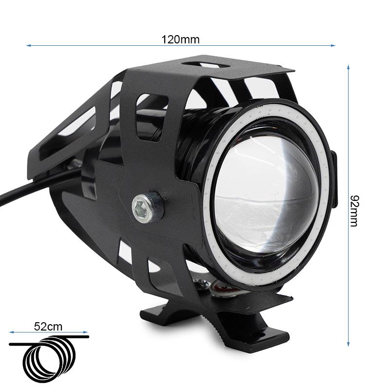 Phare U7 12-60V blanc