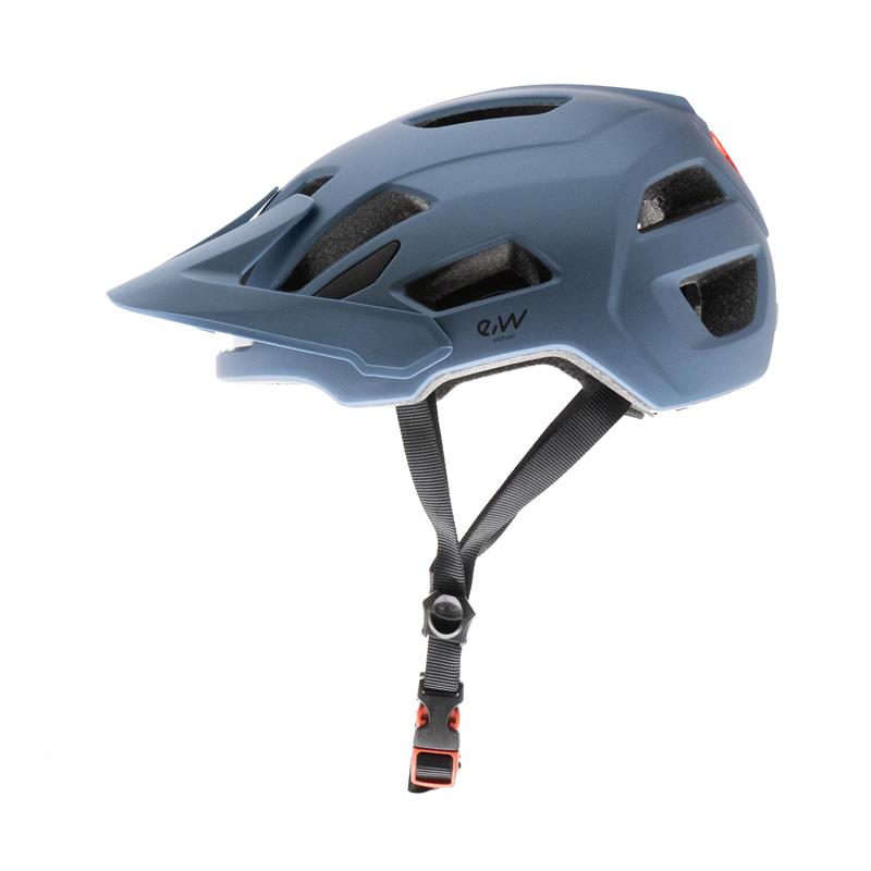 Casque avec lumière CP04 bleu taille L