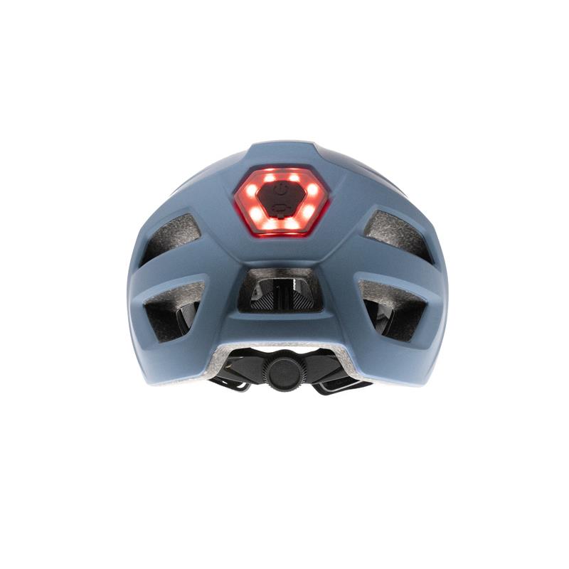 Casque avec lumière CP04 bleu taille L