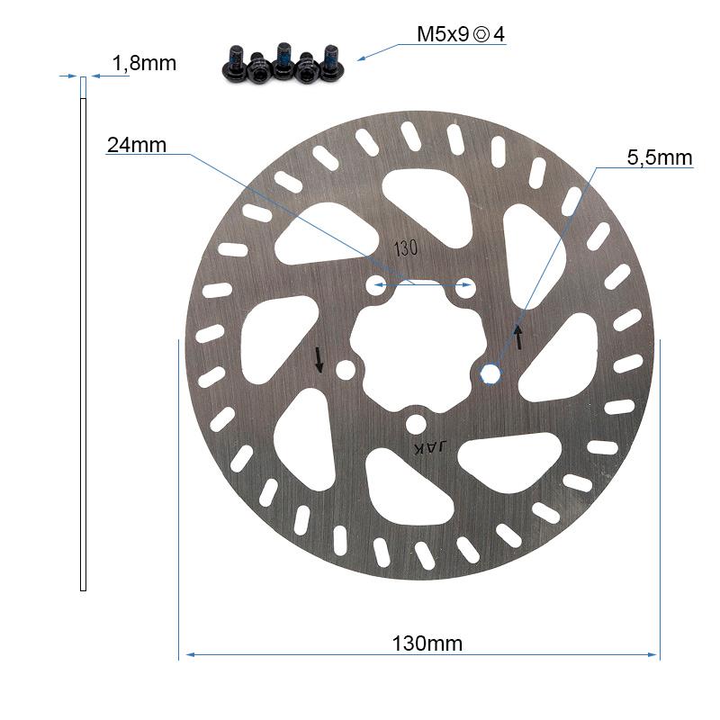 Disque de frein 5 trous 130 mm Xiaomi Mi4 Pro [Original]
