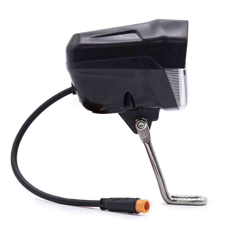 Phare LED avec klaxon noir 12-72v avec connecteur étanche