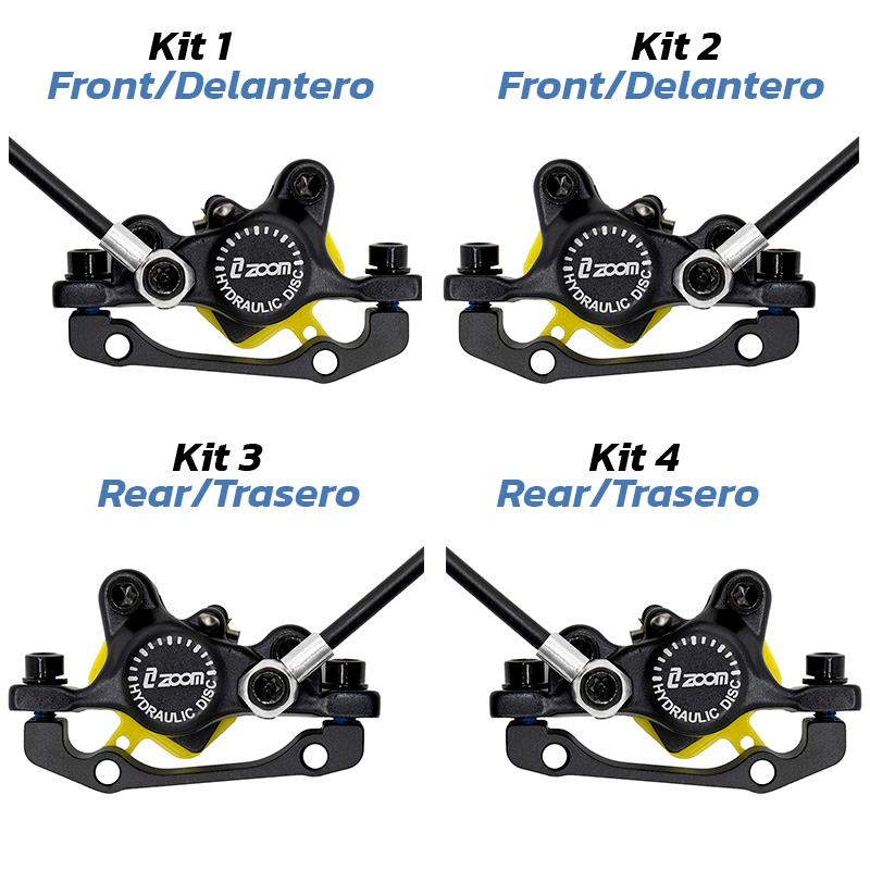 Kit de freinage hydraulique 4 noir CR-3 arrière [Zoom]