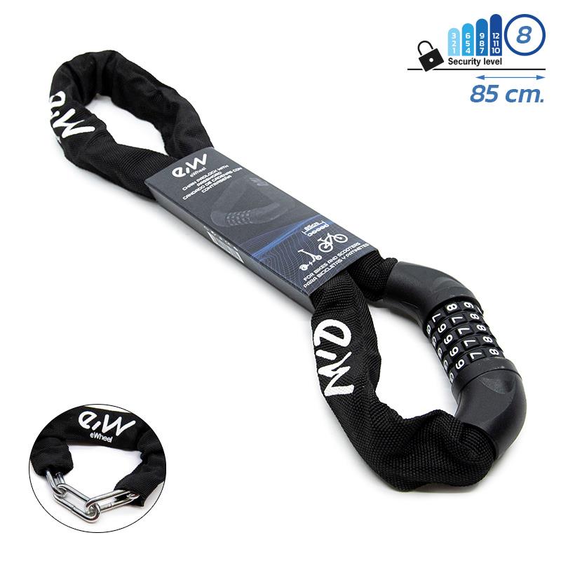Cadenas à chaine avec mot de passe [Ewheel] - 85cm