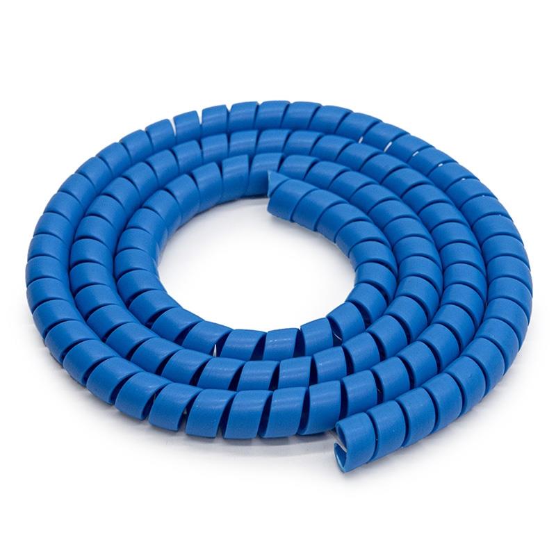 Gaine protége câbles bleu - 110cm