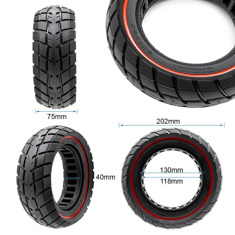 Pneu plein ultraléger tout-terrain 8,5x3 [Ewheel]