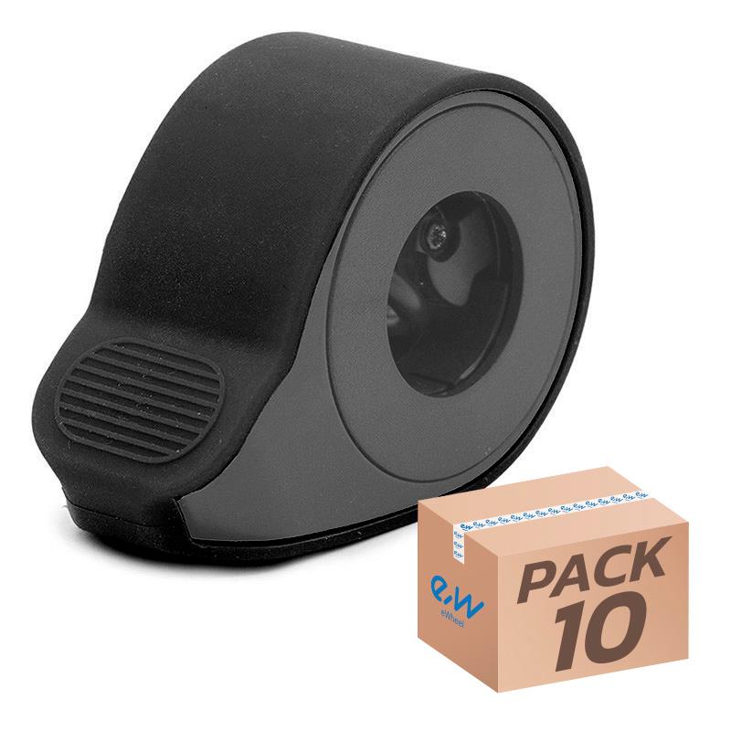 Cache en silicone noir pour accélérateur - 10 pièces