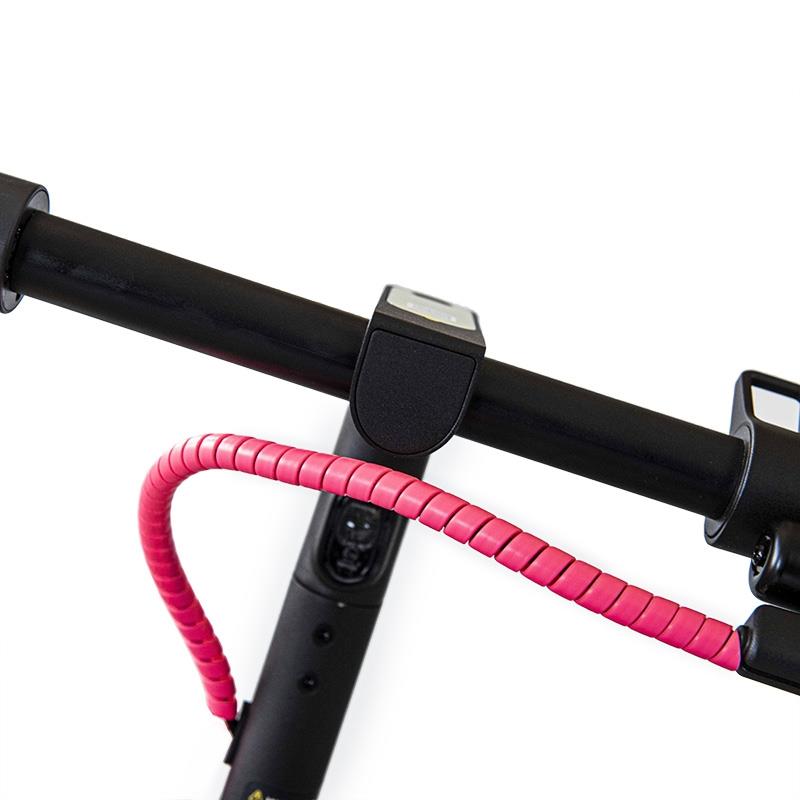 Gaine protége câbles rose - 110cm