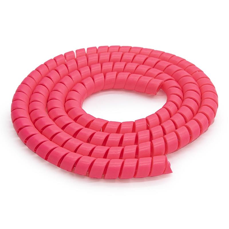 Gaine protége câbles rose - 110cm