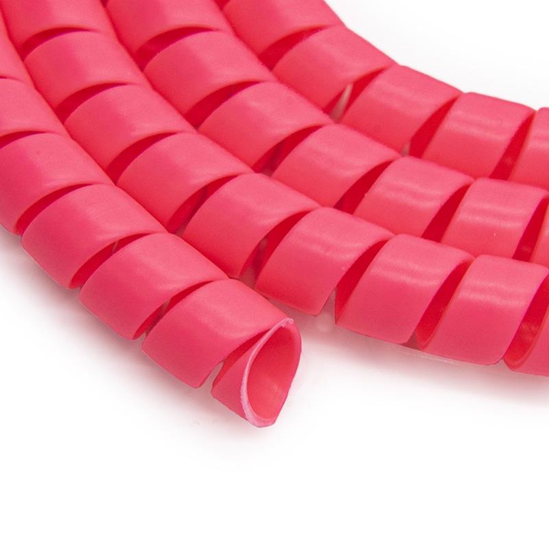 Gaine protége câbles rose - 110cm