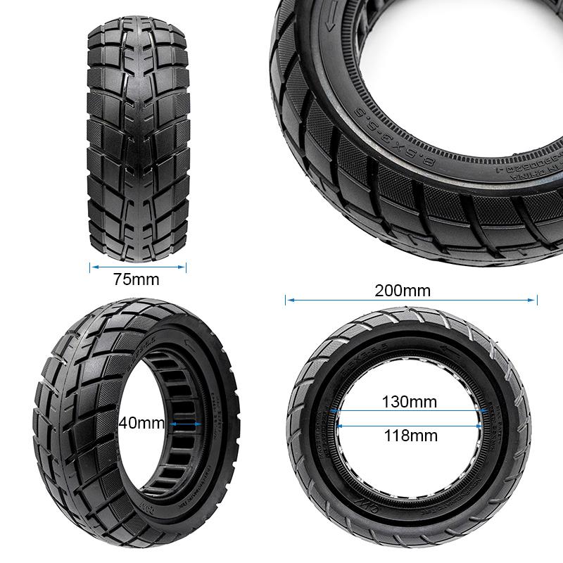 Pneu ultraléger Offroad 8,5x3-5,5 - ligne noire [Ewheel]