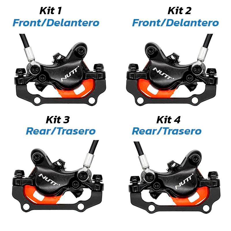Kit 3 Frein hydraulique noir A5-D Avant [Nutt]
