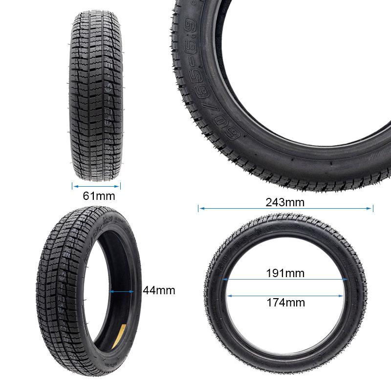 Pneu Tubeless Cityroad 60/65-6,9 [Ewheel]