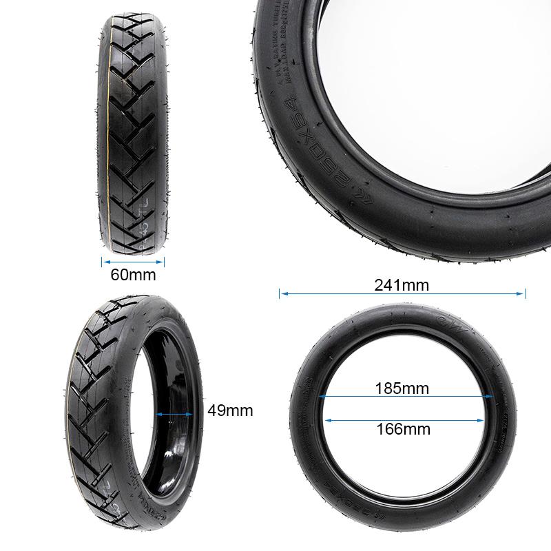 Pneu Tubeless 250X54 pour Xiaomi Mi4 [Ewheel] Edition GEL