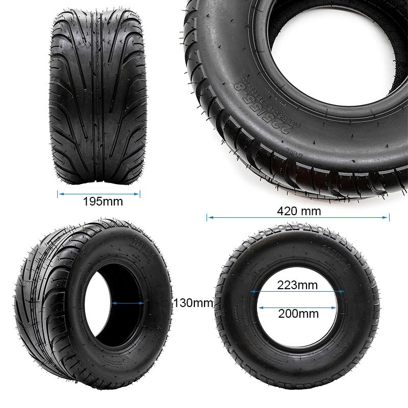 PneuTubeless 18x9,5-8 / 225/55-8 [Feiben]
