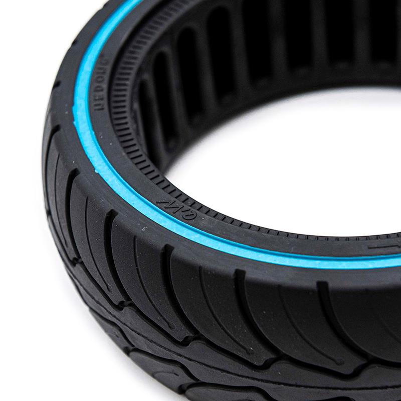 Pneu plein ultraléger 8x2,5-6,1/B58 - ligne bleue (compatible avec Dualtron Mini) [Ewheel]