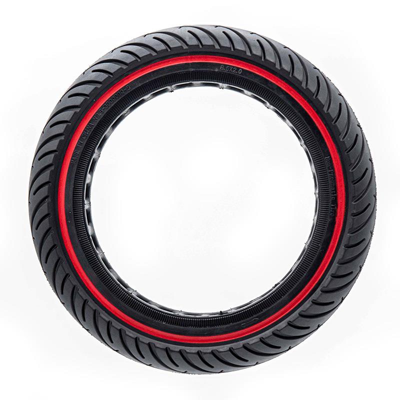 Pneu plein ultraléger 8,5x2-6,1/B34 - ligne rouge [Nedong] 9M