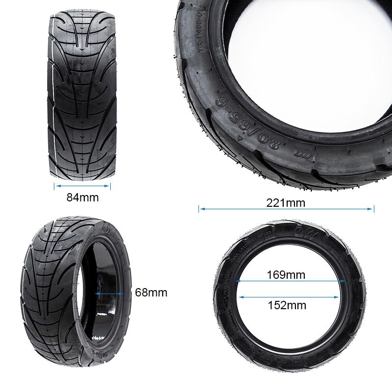 Pneu Tubeless Cityroad 80/65-6 [Ewheel] New GEL