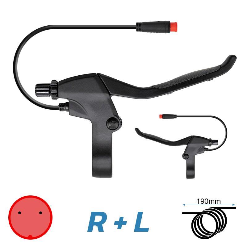 Poignée de frein avec capteur R et L et tendeur - Connecteur étanche