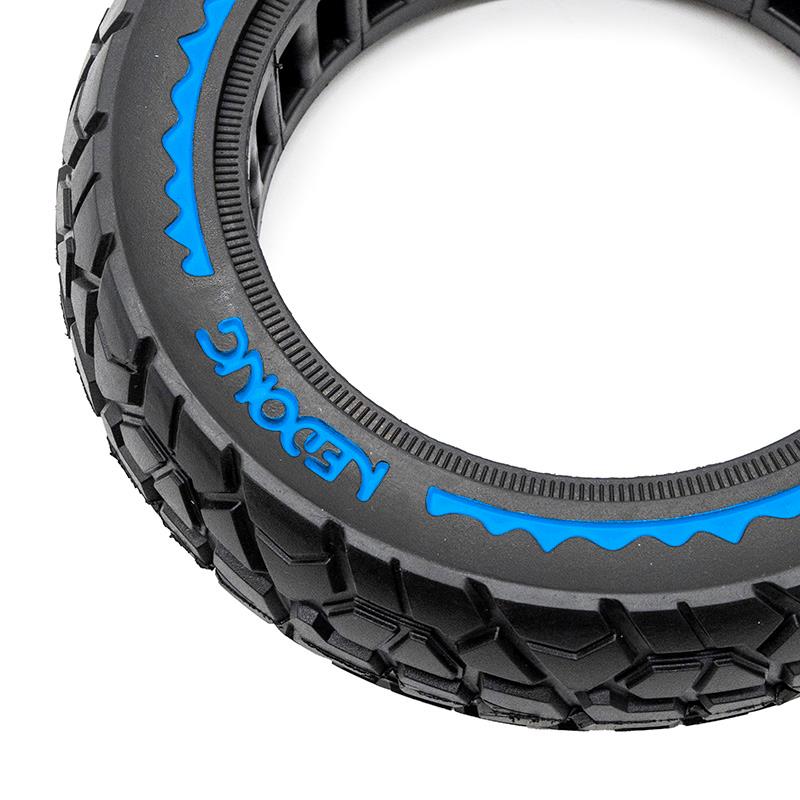Pneu plein ultraléger Offroad 10x2,5-6,5/B44 - bleu [Nedong]