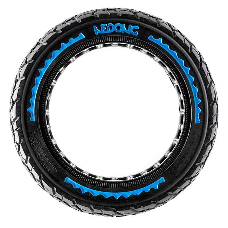 Pneu plein ultraléger Offroad 10x2,125-6,5/B44 - bleu [Nedong]
