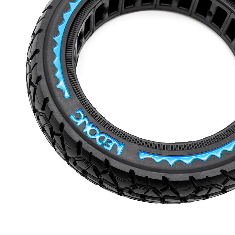 Pneu plein ultraléger Offroad 10x2,125-6,5/B44 - bleu [Nedong]