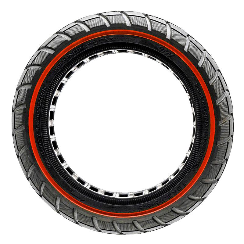 Pneu plein ultraléger Offroad 10x2,75-6,5/B55 - ligne rouge [Ewheel]