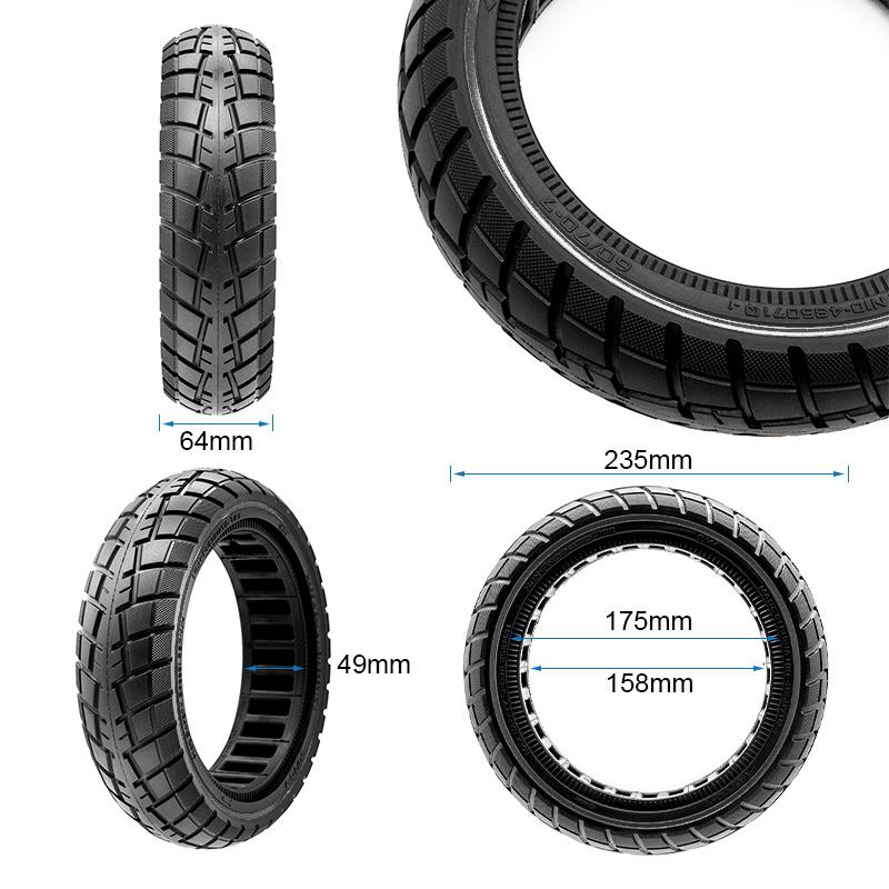 Pneu plein ultraléger Offroad 60/70-7/B50 - ligne noire [Ewheel]
