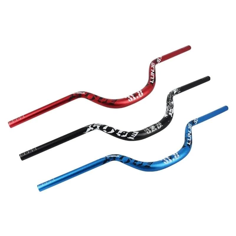Guidon de 720mm avec élévation 90mm rouge