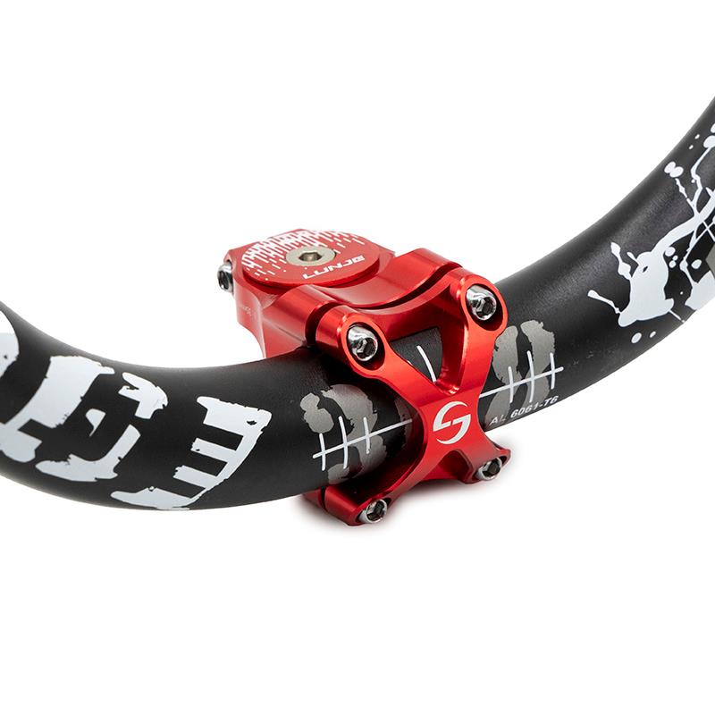 Potence pour guidons de 31,8mm EWPM-002 rouge