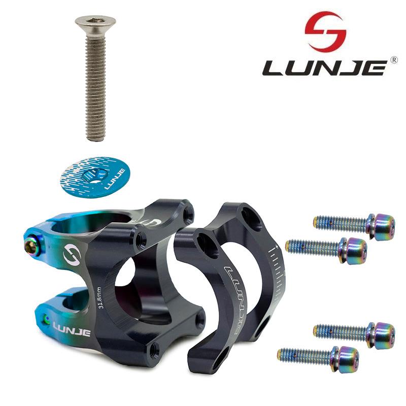 Potence pour guidons de 31,8mm EWPM-003 noir-bleu