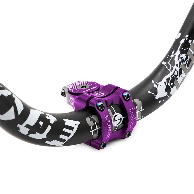 Potence pour guidons de 31,8mm EWPM-003 violet-gris