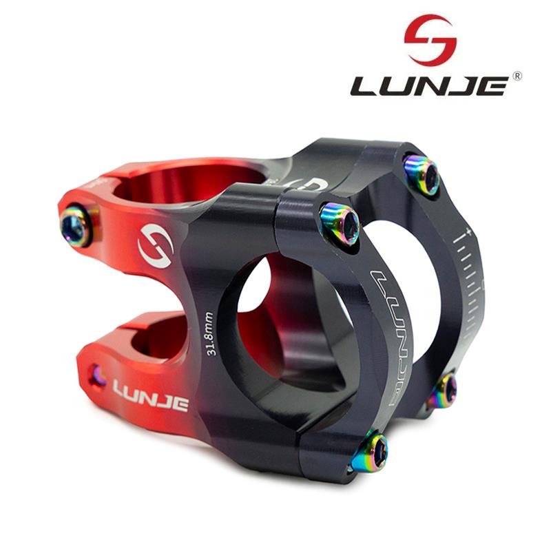 Potence pour guidons de 31,8mm EWPM-003 noir-rouge