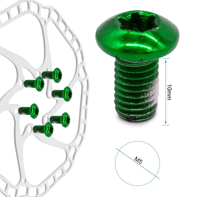 Vis verte M5x10 pour disques de frein - 12 pcs.