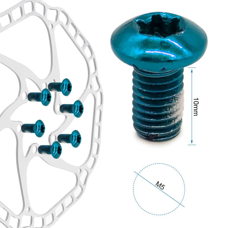 Vis bleue M5x10 pour disques de frein - 12 pcs.