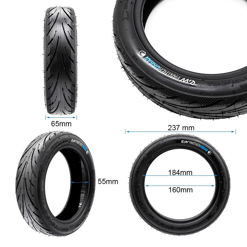 Pneu Tubeless 60/70-6,5 EWHEEL PANTHERURBAN Avec gel anti-crevaison