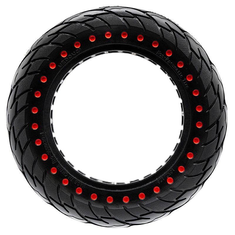 Pneu plein ultraléger 10x2,125-6,1/B34 - points rouges [Nedong]