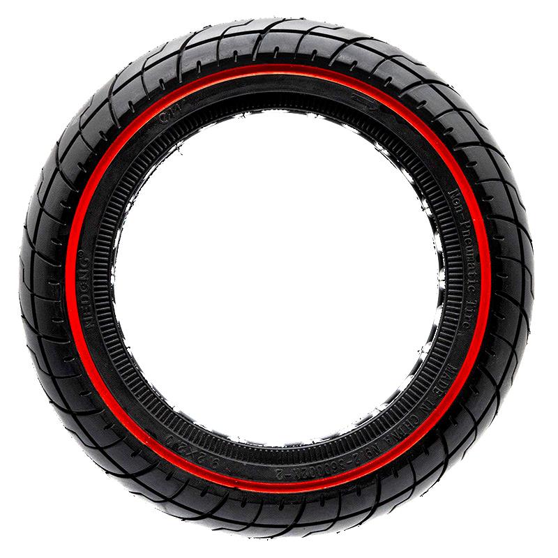 Pneu plein ultraléger 9,2x2-6,1/B34 - ligne rouge [Ewheel]