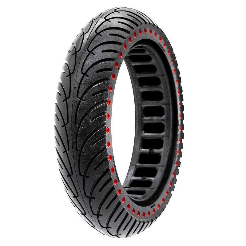 Pneu plein ultraléger 8,5x2-6,1/B34 - points rouges [Nedong] Edition GEL