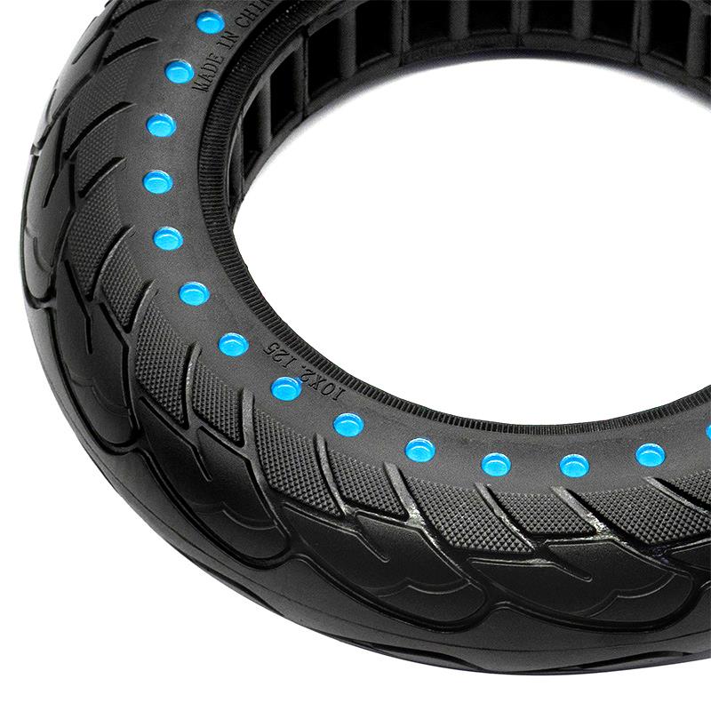 Pneu plein ultraléger 10x2,125-6,1/B34 - points bleus [Nedong]