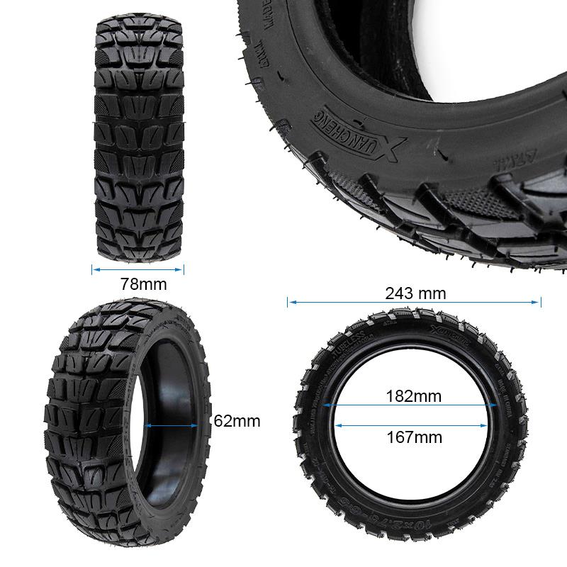 Pneu tout terrain sans chambre à air 10x2,75-6,5 [Xuancheng] Edition GEL