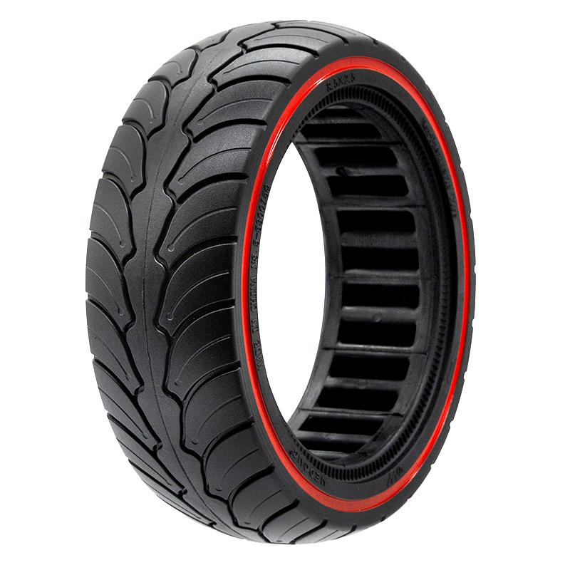 Pneu plein ultra-léger 8x2,5-6,1/B58 - ligne rouge (compatible avec Dualtron Mini)