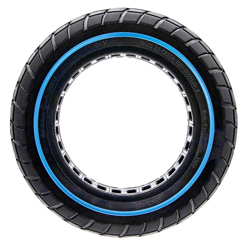 Pneu plein ultraléger offroad 10x2,125-6,1/B34 ligne bleue [Ewheel] - 2 pces [Ewheel]