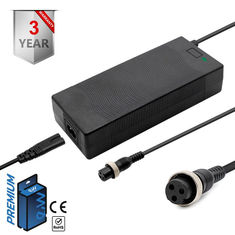 Chargeur Premium 48v (sortie 54.6v) 2A connecteur Gx16 [Ewheel]