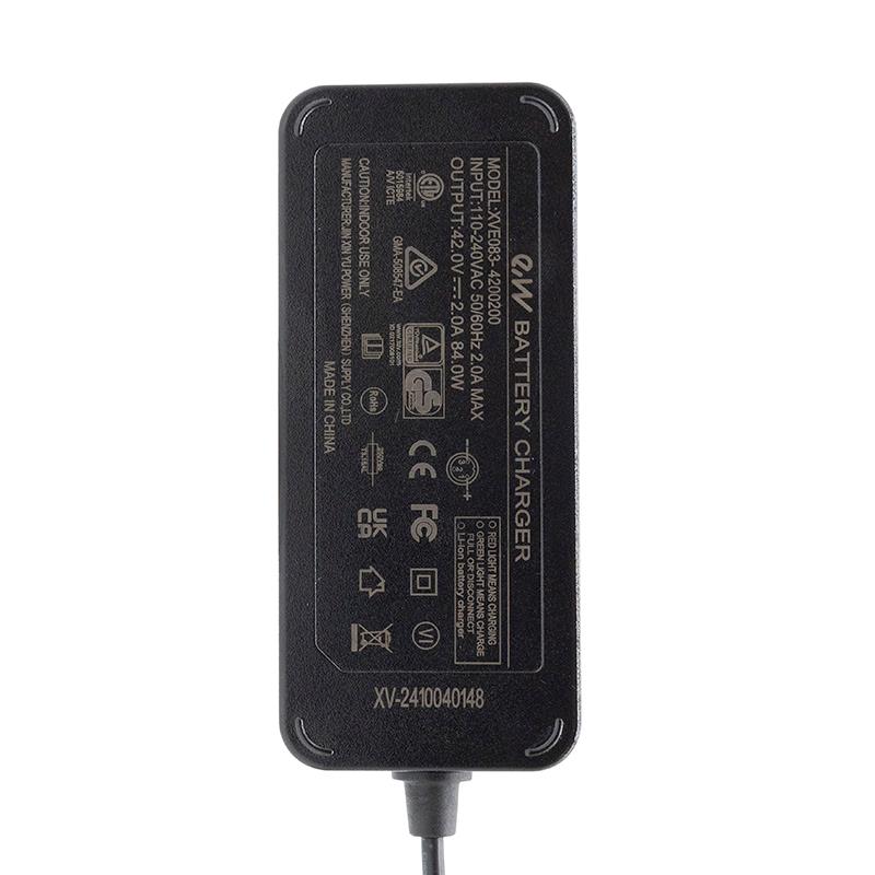 Chargeur premium 36v (42v sortie) 2A connecteur Gx16 [Ewheel]
