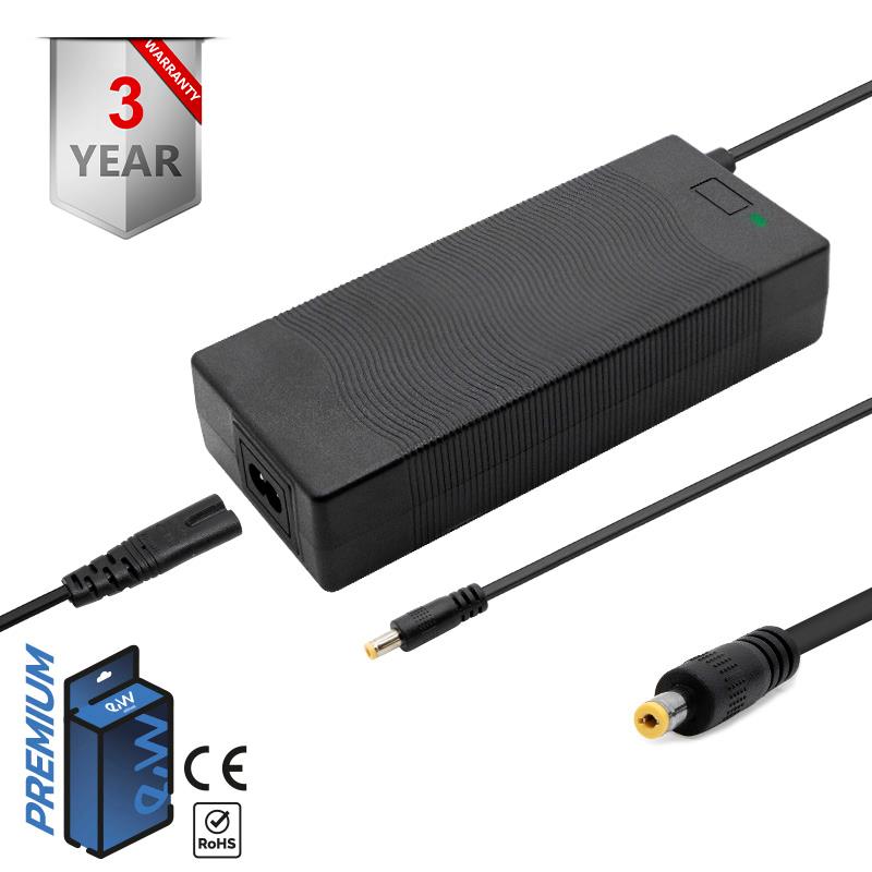 Chargeur premium 48V (sortie 54,6V) 2A avec connecteur DC 5,5x2,1mm