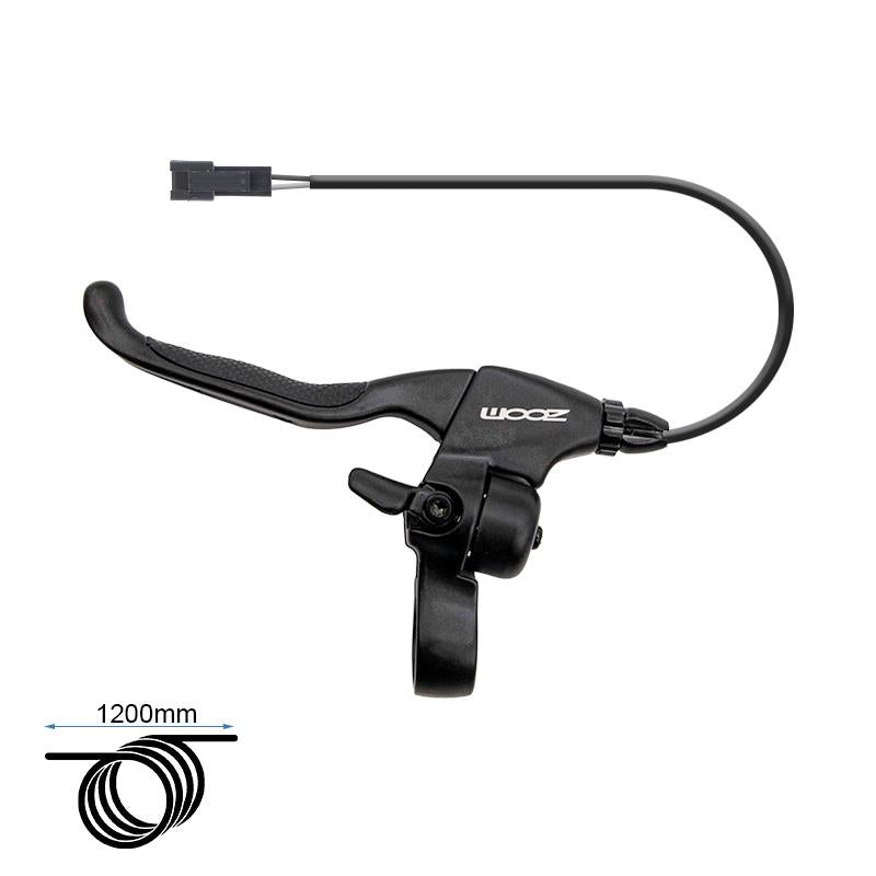 Poignée de frein avec capteur, tendeur et sonette L [Zoom] - Connecteur SM 1,2M