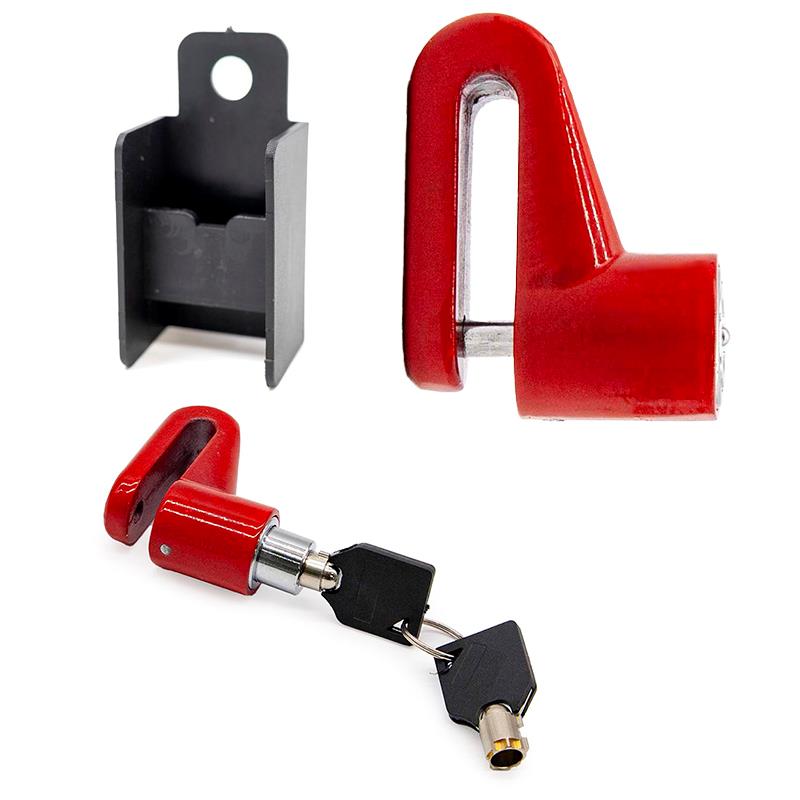 Serrure avec clé pour disque