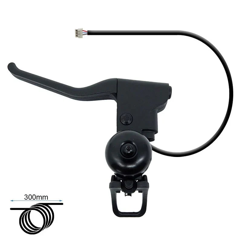 Poignée de frein avec hall, tendeur et cloche L pour Ninebot F et D - Connecteur JST ZH